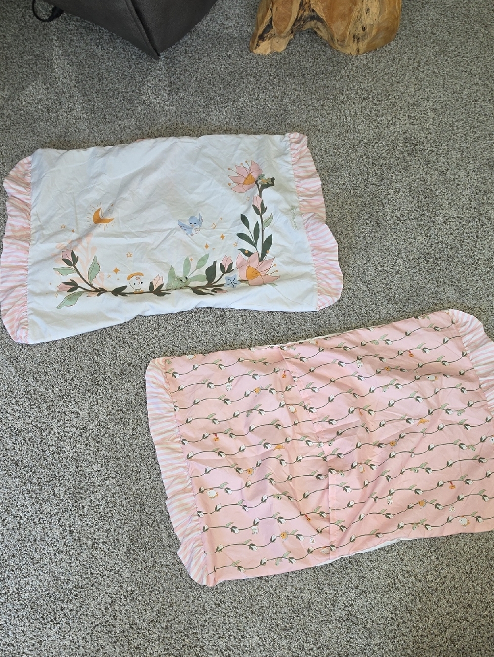 Pillowfort Disney collaboration twin ruffle shams.